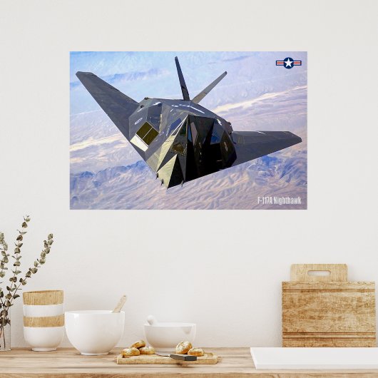 POSTER F-117A NUIT (Cuisine)