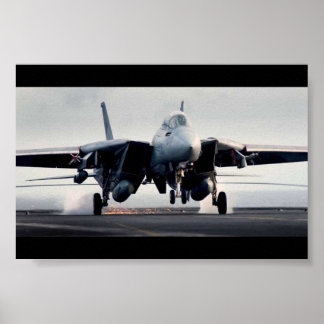 Poster F-14 Atterrissage