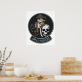 Poster F-14 Jollys rogers de mascotte Tomcat (Cuisine)