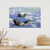 POSTER F-14 TOMCAT (Cuisine)