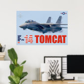 POSTER F-14 TOMCAT (Bureau à domicile)