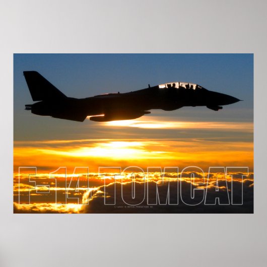 POSTER F-14 TOMCAT (Devant)