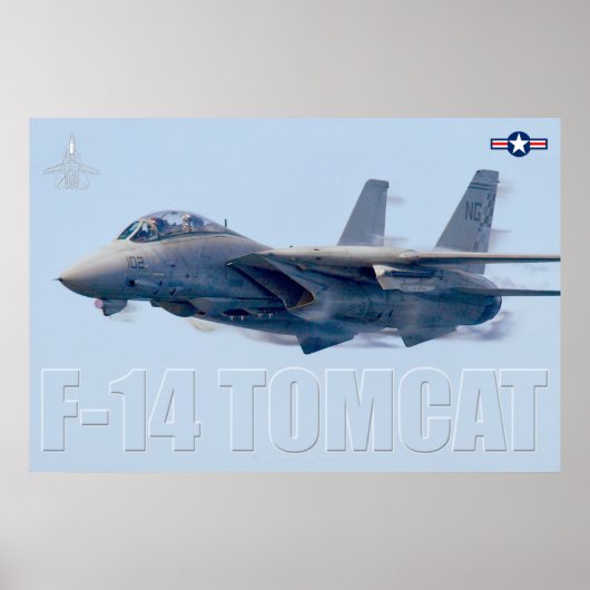 POSTER F-14 TOMCAT (Devant)