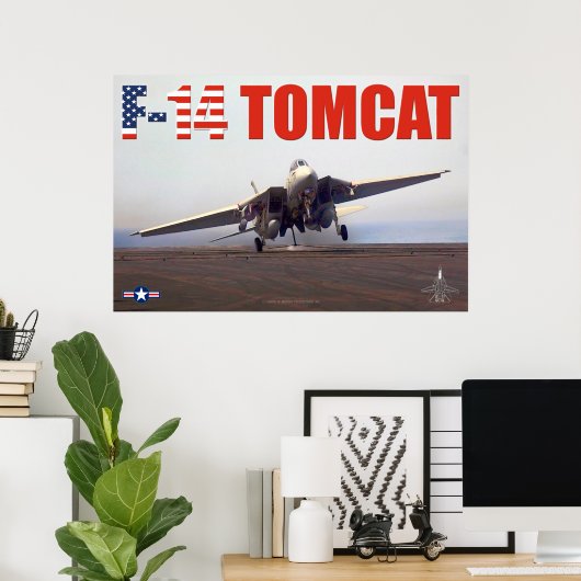 POSTER F-14 TOMCAT (Bureau à domicile)