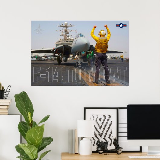 POSTER F-14 TOMCAT (Bureau à domicile)