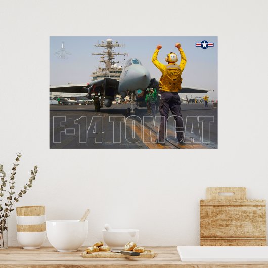 POSTER F-14 TOMCAT (Cuisine)