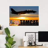 POSTER F-14 TOMCAT (Bureau à domicile)