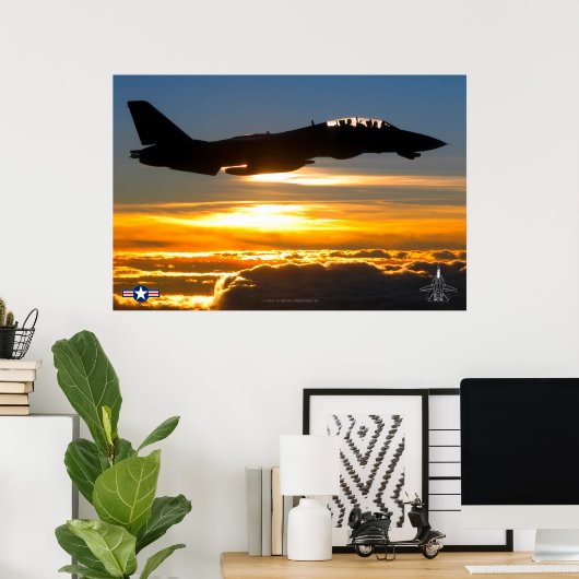 POSTER F-14 TOMCAT (Bureau à domicile)