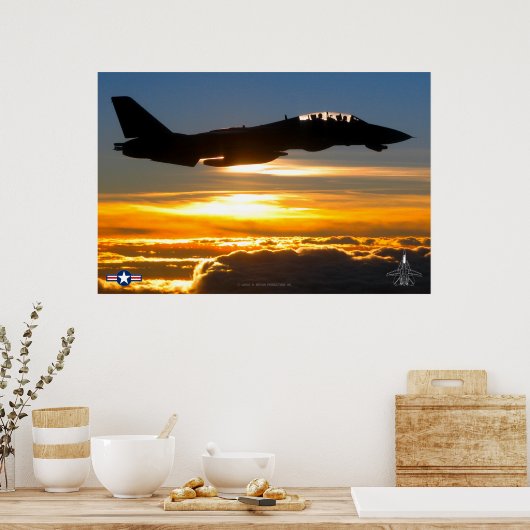 POSTER F-14 TOMCAT (Cuisine)