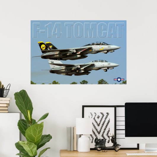 POSTER F-14 TOMCAT (Bureau à domicile)
