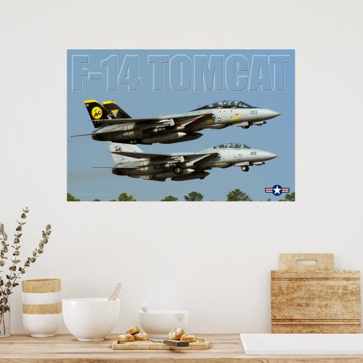 POSTER F-14 TOMCAT (Cuisine)