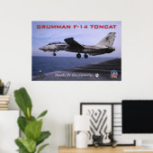 Poster F-14 Tomcat (Bureau à domicile)