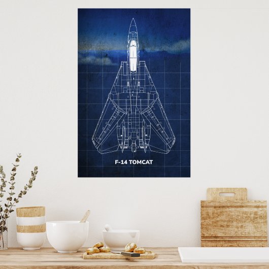Poster F-14 Tomcat (Cuisine)