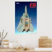 POSTER F-14 TOMCAT (Cuisine)