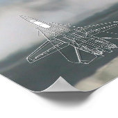 POSTER F-14 TOMCAT "APRÈS-BRÛLEUR" (Coin)