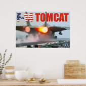 POSTER F-14 TOMCAT "APRÈS-BRÛLEUR" (Cuisine)
