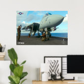 POSTER F-14 TOMCAT "FLIGHTDECK" (Bureau à domicile)