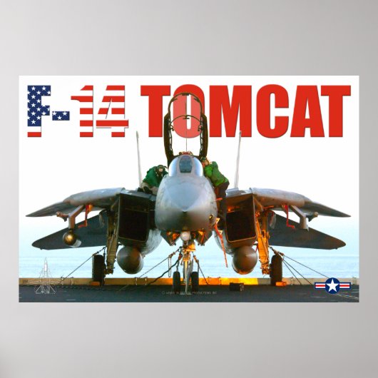 POSTER F-14 TOMCAT "FLIGHTDECK" (Devant)
