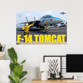 POSTER F-14 TOMCAT "FLIGHTDECK" (Bureau à domicile)
