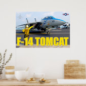 POSTER F-14 TOMCAT "FLIGHTDECK" (Cuisine)