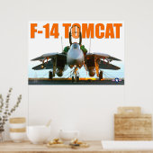POSTER F-14 TOMCAT "FLIGHTDECK" (Cuisine)