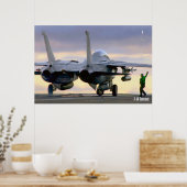 POSTER F-14 TOMCAT "FLIGHTDECK" (Cuisine)