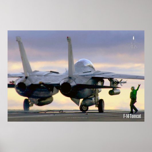 POSTER F-14 TOMCAT "FLIGHTDECK" (Devant)