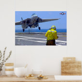 POSTER F-14 TOMCAT "HOOK DOWN" (Cuisine)