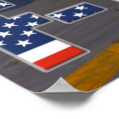 POSTER F-14 TOMCAT "LANCEMENT" (Coin)