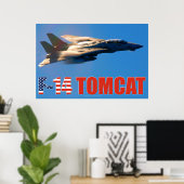 POSTER F-14 TOMCAT "MACH RUN" (Bureau à domicile)