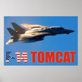 POSTER F-14 TOMCAT "MACH RUN" (Devant)