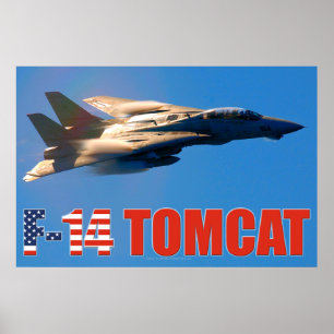 POSTER F-14 TOMCAT "MACH RUN"