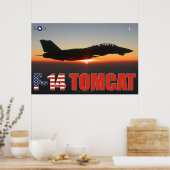 POSTER F-14 TOMCAT "PATROUILLE DE SOLEIL" (Cuisine)