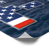 POSTER F-14 TOMCAT "PATROUILLE DE SOLEIL" (Coin)