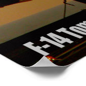 POSTER F-14 TOMCAT "SUNSET OPS" (Coin)