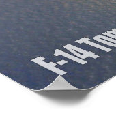 POSTER F-14 TOMCAT "SUR PATROLE" (Coin)