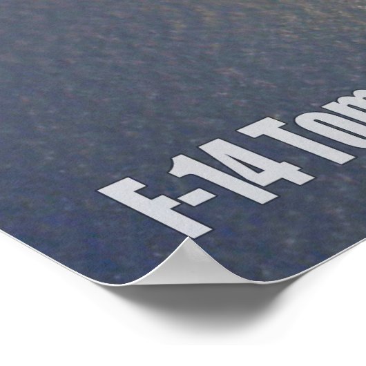 POSTER F-14 TOMCAT "SUR PATROLE" (Coin)