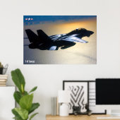 POSTER F-14 TOMCAT "SUR PATROLE" (Bureau à domicile)