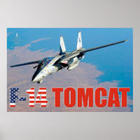 POSTER F-14 TOMCAT "SUR PATROLE"