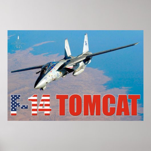 POSTER F-14 TOMCAT "SUR PATROLE" (Devant)