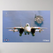 POSTER F-14 TOMCAT "SUR PATROLE" (Devant)