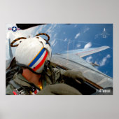 POSTER F-14 TOMCAT "VÉRIFIER SIX" (Devant)