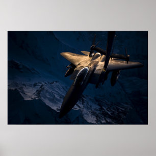 Poster F-15 Aigle de grève