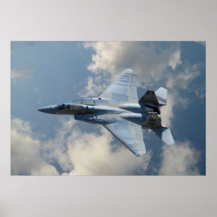 Poster F-15 Aigle en vol