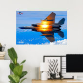 POSTER F-15C EAGLE (Bureau à domicile)