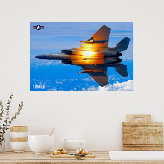 POSTER F-15C EAGLE (Cuisine)
