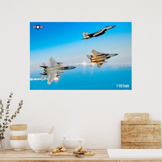 POSTER F-15C EAGLE (Cuisine)