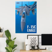 POSTER F-15C EAGLE (Bureau à domicile)