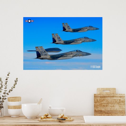 POSTER F-15C EAGLE (Cuisine)