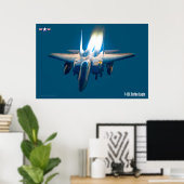 POSTER F-15E GRÈVE EAGLE (Bureau à domicile)